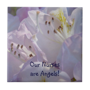 Our Nurses are Angels! gifts Nurses Rhodies Tile
