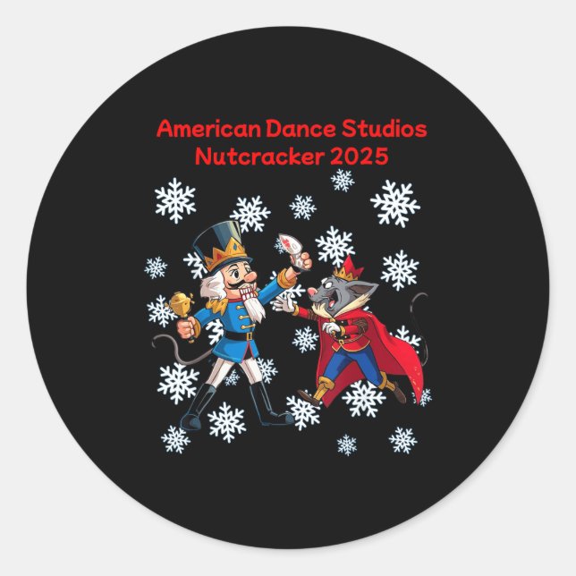 Our Nutcracker 2025  Classic Round Sticker (Front)