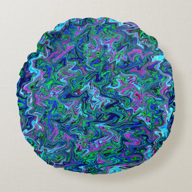 Our Oceans.... Round Pillow (Front)