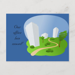 Our Office Has Moved Cards