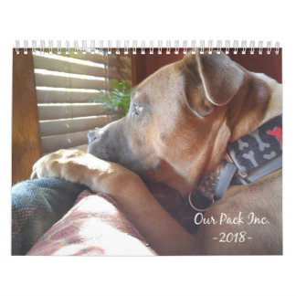 Our Pack Inc. 2018 Calendar