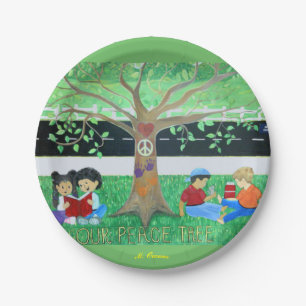 "Our Peace Tree" Paper Plates