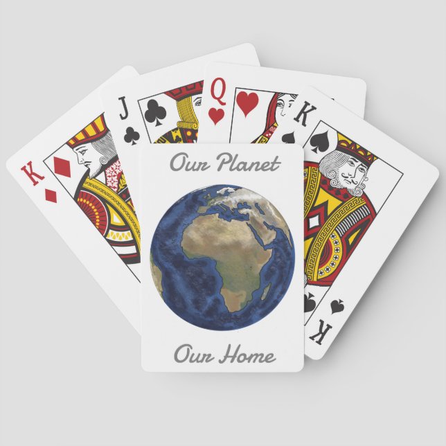 Our Planet Tote Playing Cards (Back)