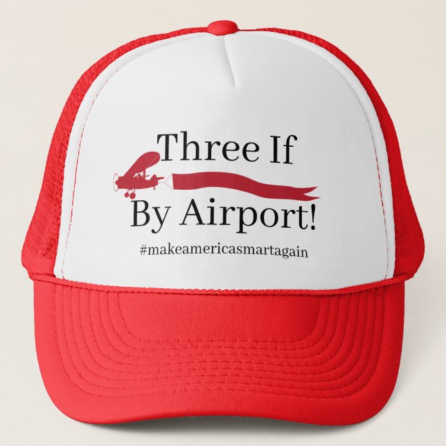 Our president is ignorant trucker hat. trucker hat (Front)