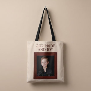 Our Pride And Joy Personalized Child Photo Tote Bag
