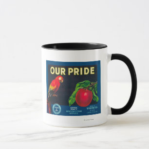 Our Pride Apple Label - Washington State Mug