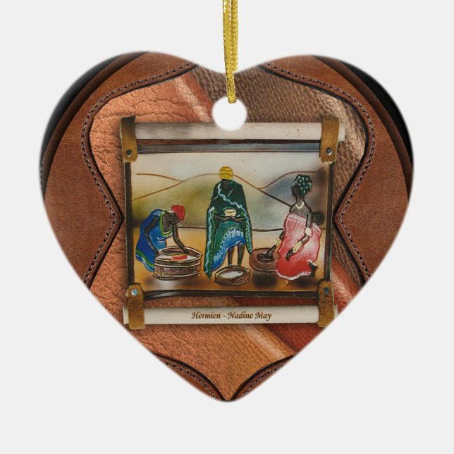Our rainbow nation ceramic ornament (Front)