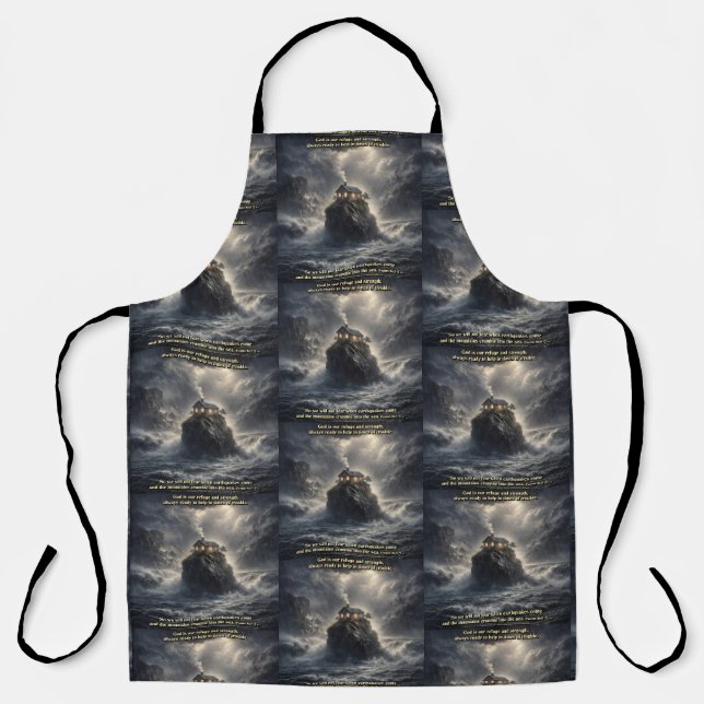 Our refuge & strength apron (Front)