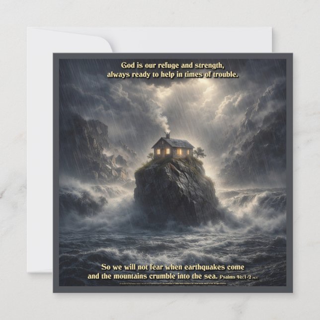 Our refuge & strength card (Front)