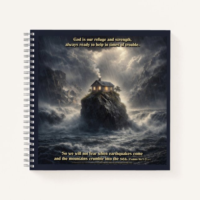 Our refuge & strength notebook (Front)