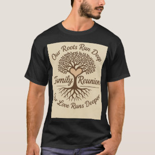 Our Roots Run Deep-Family Reunion  T-Shirt