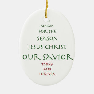 Our Saviour Tree Ceramic Ornament