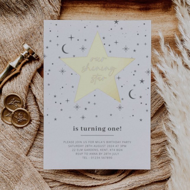 Our Shining Star Birthday - Gold (Creator Uploaded)