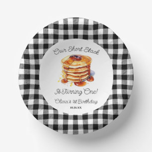 Our Short Stack Pancakes Breakfast Birthday Party Paper Plate