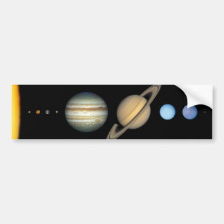 Our solar system bumper sticker