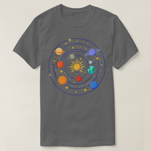 Our Solar System Science Education - Cosmology Con T-Shirt (Design Front)