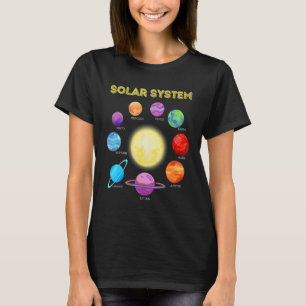 Our Solar System Science Education Men Women Kids T-Shirt