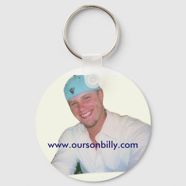 Our son Billy key chain (Front)