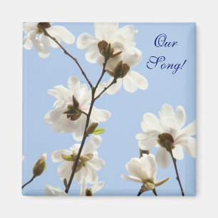 Our Song! magnet Spring Blue Sky Magnolias