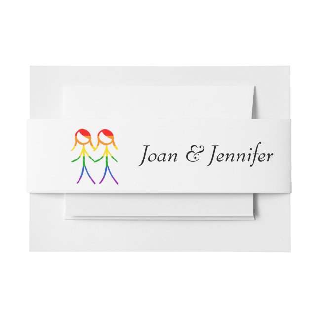 Our Special Day Invitation Belly Band (Front Example)