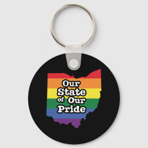 Our State of Our Pride Ohio Keychain