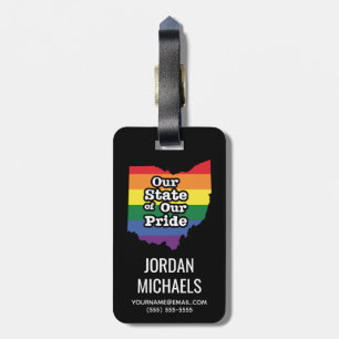 Our State of Our Pride Ohio Luggage Tag