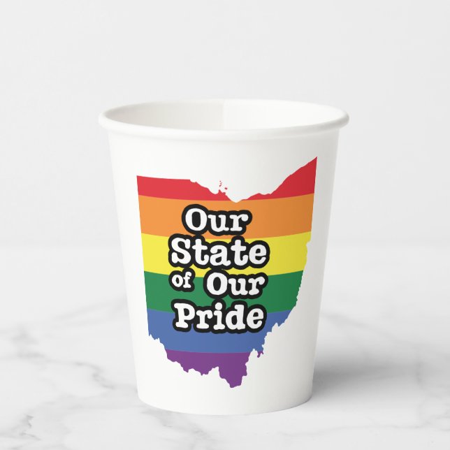 Our State of Our Pride | Ohio Paper Cups (Left)