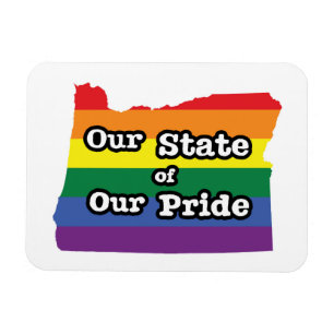 Our State of Our Pride Oregon Magnet