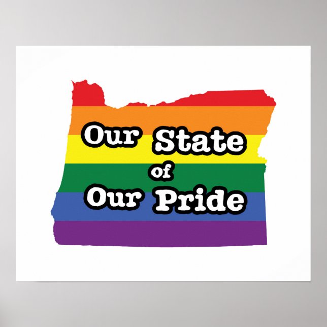 Our State of Our Pride | Oregon Poster (Front)