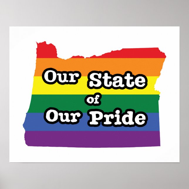 Our State of Our Pride | Oregon Poster (Front)