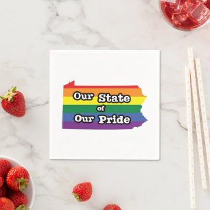 Our State of Our Pride   Pennsylvania Napkin