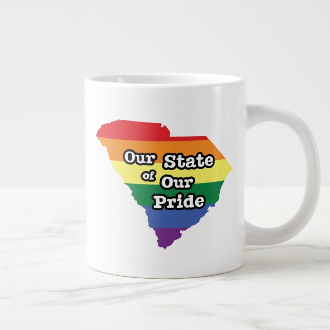 Our State of Our Pride | South Carolina Large Coffee Mug (Right)