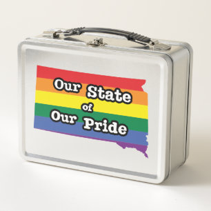 Our State of Our Pride   South Dakota Metal Lunch Box