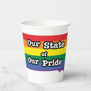 Our State of Our Pride South Dakota Paper Cups