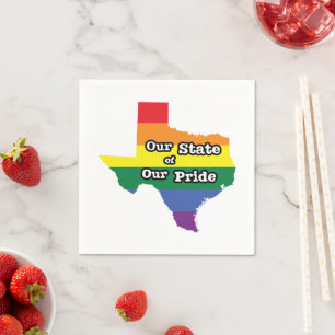 Our State of Our Pride   Texas Napkin