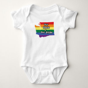 Our State of Our Pride   Washington Baby Bodysuit