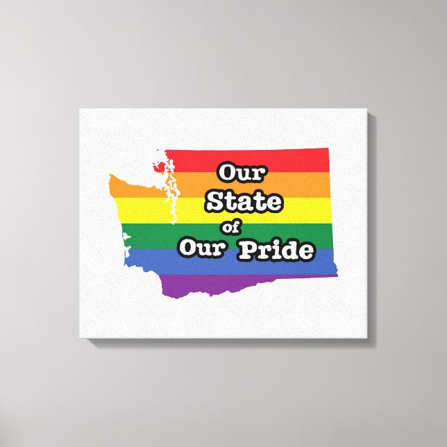 Our State of Our Pride | Washington Canvas Print (Front)