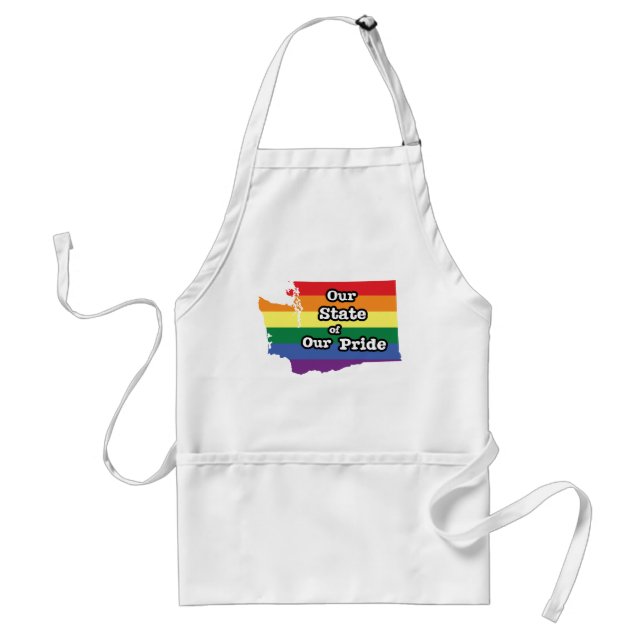 Our State of Our Pride | Washington Standard Apron (Front)