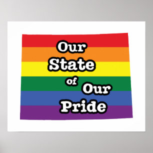 Our State of Our Pride Wyoming Poster
