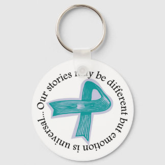 Our stories may be different Keychain