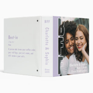 Our Story Forever BFF Purple Scrapbook Album Binder