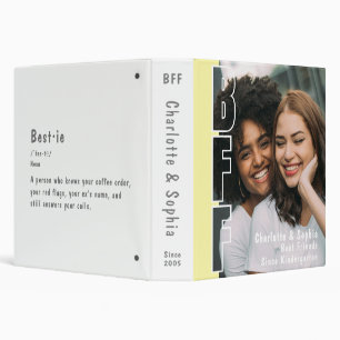Our Story Forever BFF Yellow Scrapbook Album Binder