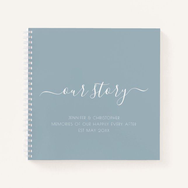 Our Story Memories Couples Keepsake Journal (Front)