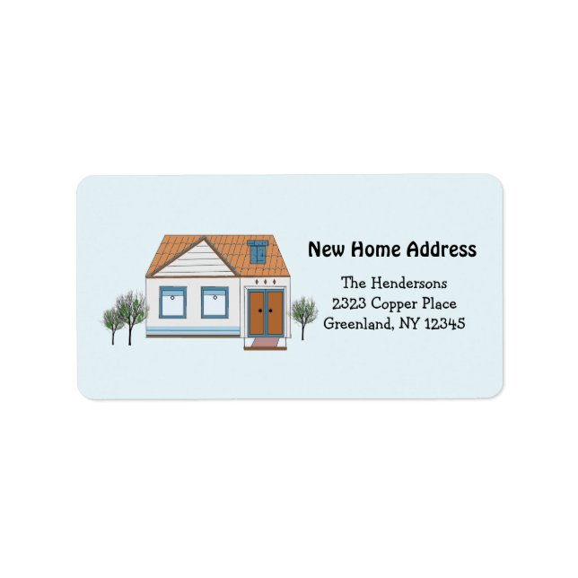 Our Stylish Home New Address Label (Front)