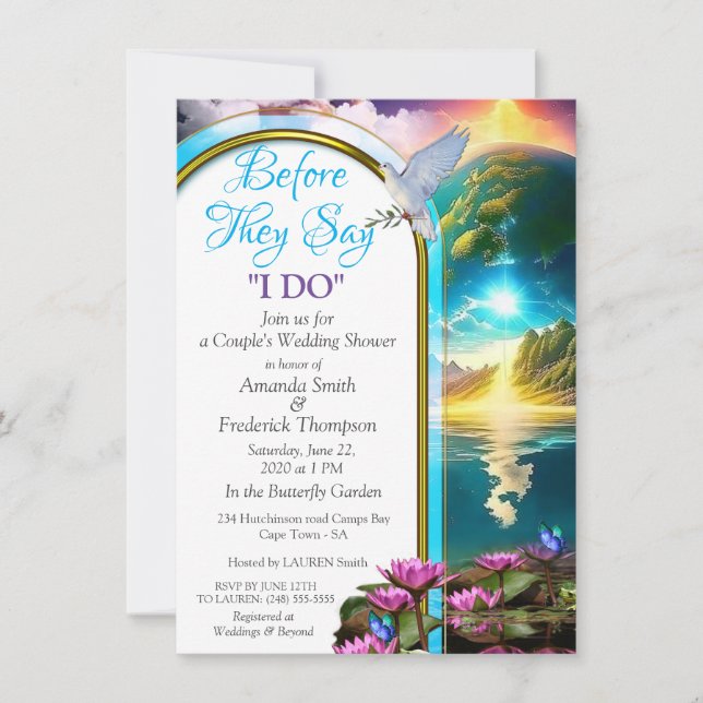 Our Sun is a Star and a Giver of Life Invitation (Front)
