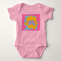 Our sweetheart precious baby patterned splash