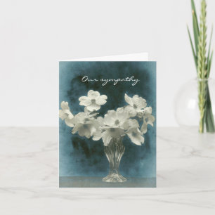 Our Sympathy: Dogwood Blossoms (photo inside too) Card