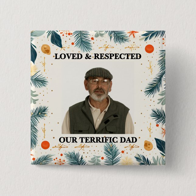 Our Terrific Dad™ Button (Customize It!) (Front)