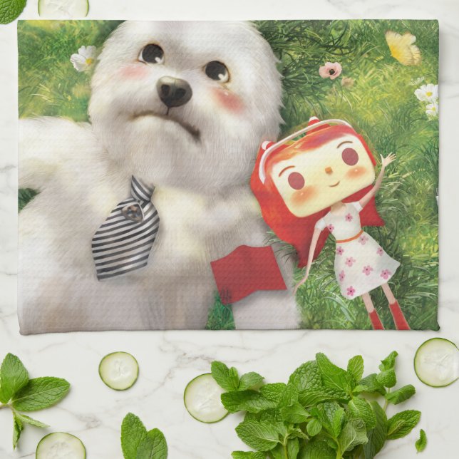 Our Times Kitchen Towel (Folded)