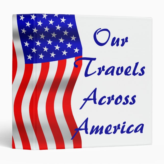 Our Travels Across America Binder (Front/Spine)